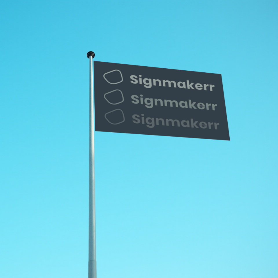 F&ouml;retagsflagga liggande 240x150 cm